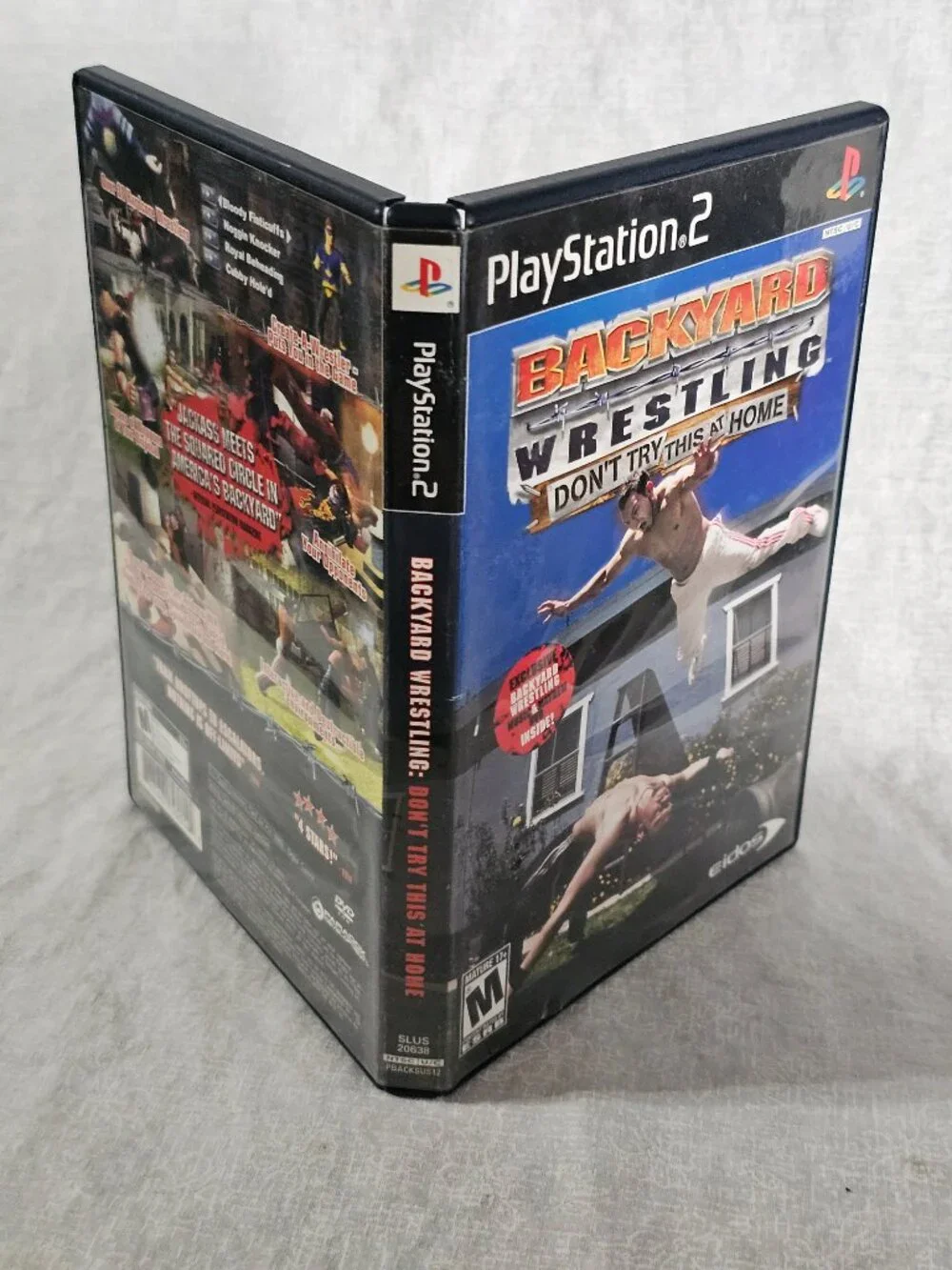 Backyard Wrestling Don't Try This at Home PS2 (Sony PlayStation 2, 2003)